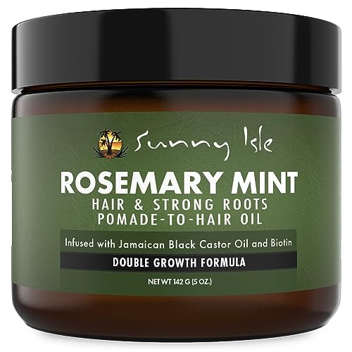 Sunny Isle Rosemary Mint Hair & Strong Roots Pomade with Biotin & Jamaican Black Castor Oil - 5 oz - görsel 2