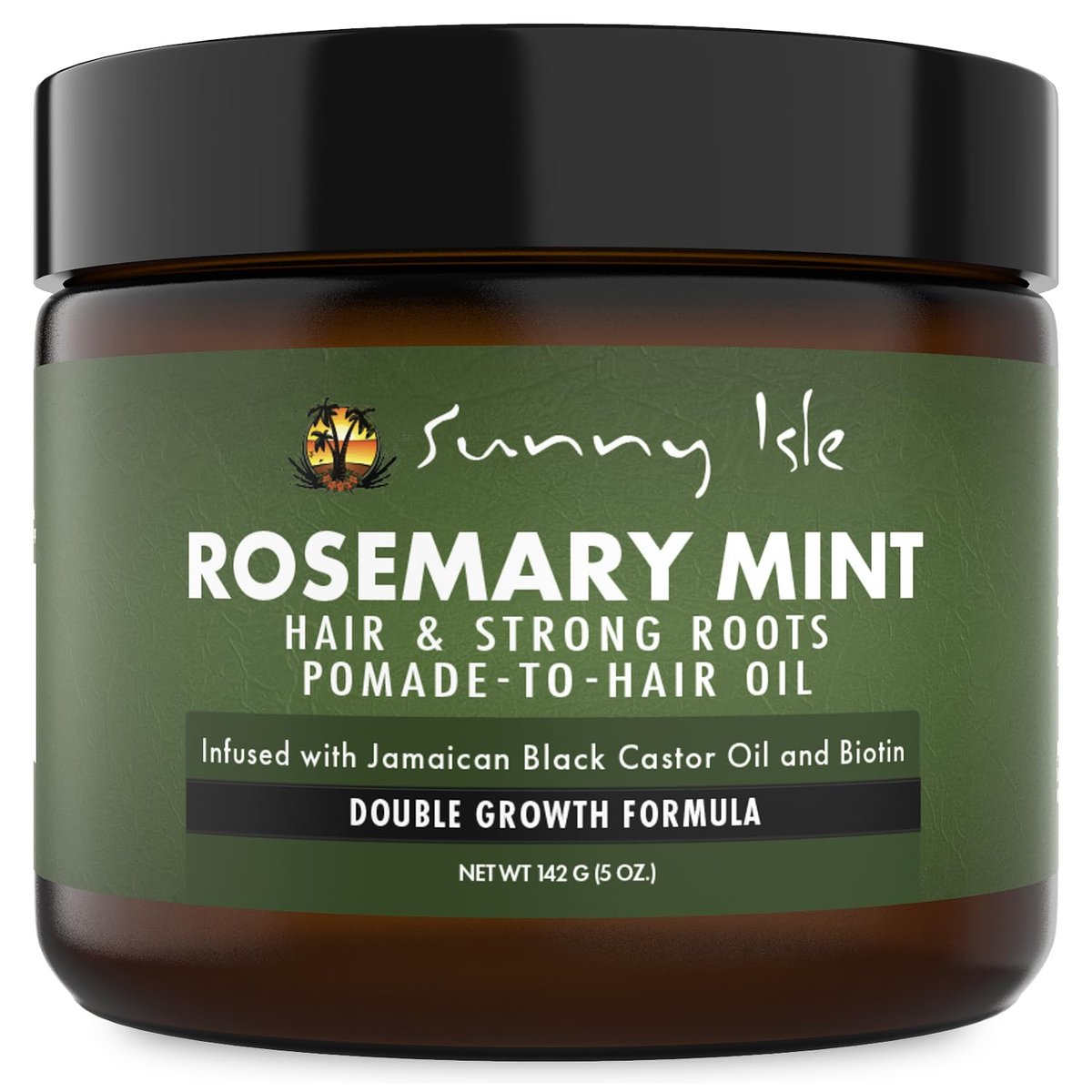 Sunny Isle Rosemary Mint Hair & Strong Roots Pomade with Biotin & Jamaican Black Castor Oil - 5 oz - görsel 1