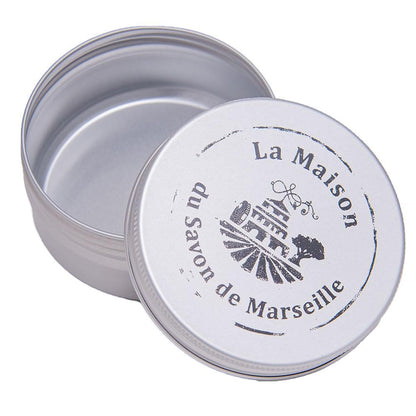 Maison du Savon de Marseille Solid Shampoo Bar with Coconut Oil for Dry Hair - 100g with Travel Soap Holder