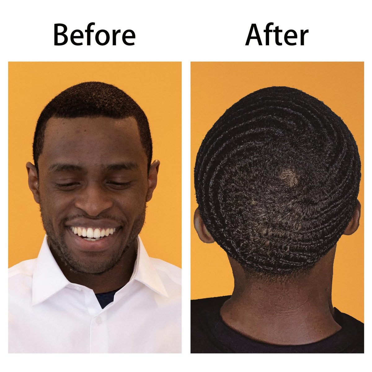 Wave Pomade for Men Strong Hold Easy Wash Hair Cream Grease, Promotes Layered Waves, Moisture, Shine, Brush and Durag Cap Set Avelisse