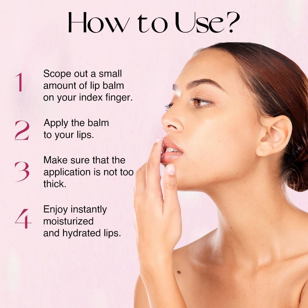 Nourish Mantra Beetroot & Rose Lip Balm with SPF – Moisturizing & Tinted Lip Care for Dry, Chapped Lips - görsel 7
