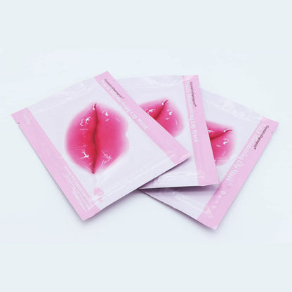 30 Pairs Gold Crystal Gel Collagen Lip & Eye Mask - Bulk Party Favors, Bridesmaid & Teacher Gifts