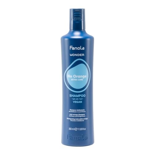Fanola Wonder Blue Shampoo for Brunettes - Toning Shampoo for Light Brown to Platinum Hair, Neutralizes Orange & Brassy Tones, Vegan & Sulfate-Free (11.8 fl oz) - görsel 2