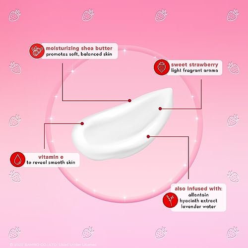 The Creme Shop x Hello Kitty Pocket Portable Soothing Advanced Luxuriously Hand Creams - Shea Butter & Vitamin E for Dry Skin - Sweet Strawberry - görsel 3
