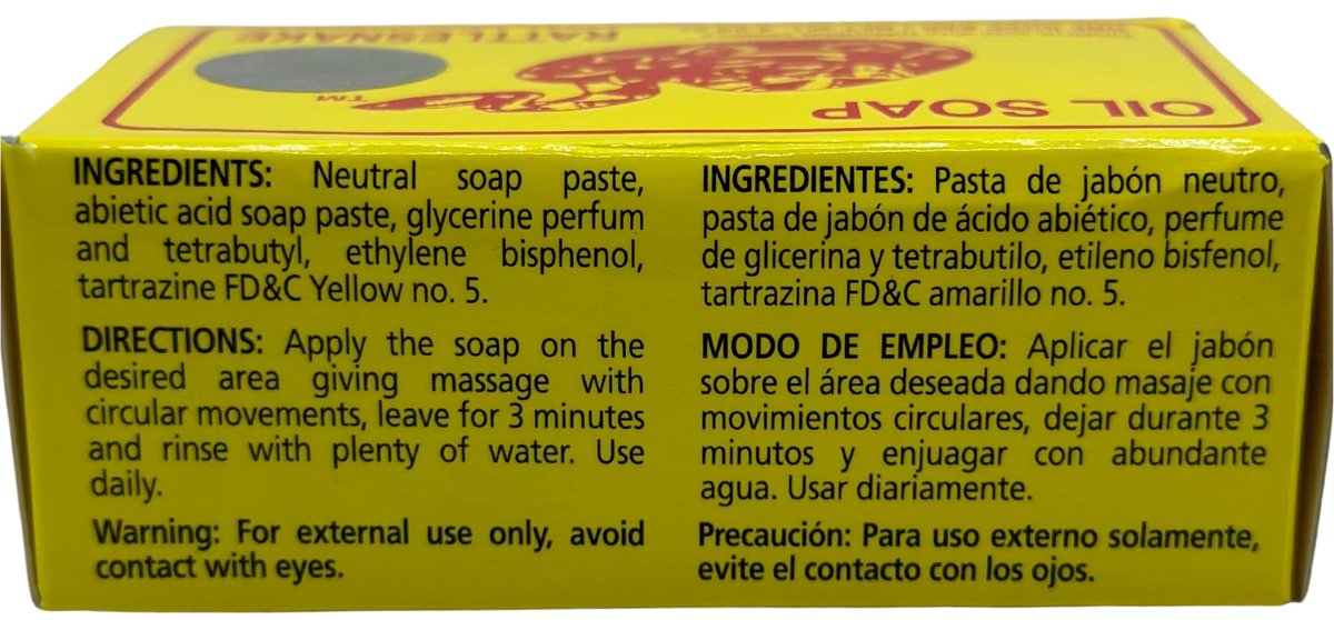 Rattlesnake Oil Soap (140g) – Face & Body Bar for Acne & Melasma Removal Avelisse