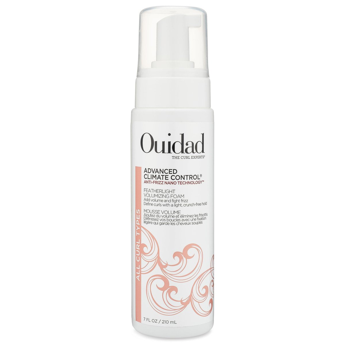Ouidad Advanced Climate Control Volumizing Foam - Lightweight Anti-Frizz Styling Foam for All Curl Types, 7 fl oz - görsel 2