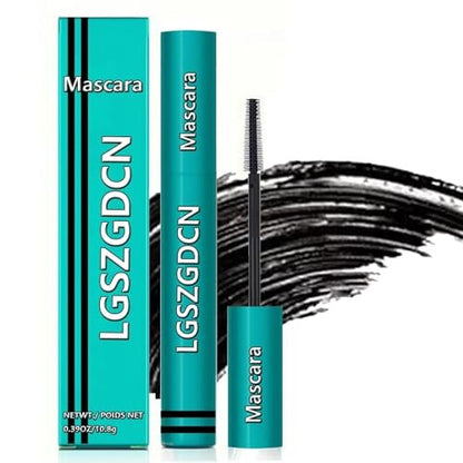 LGSZGDCN Sensational Washable Mascara – Black Liquid Extensions, Long-Lasting, Thick, Waterproof & Smudge-Proof, Hypoallergenic, 0.38 Fl Oz