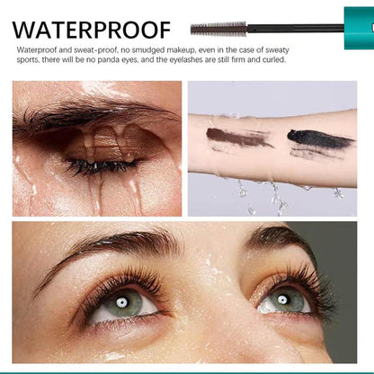 LGSZGDCN Sensational Washable Mascara – Black Liquid Extensions, Long-Lasting, Thick, Waterproof & Smudge-Proof, Hypoallergenic, 0.38 Fl Oz