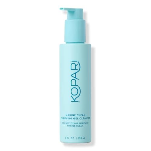 Kopari Marine Clean Purifying Gel Cleanser – Amino Acid & Vitamin B5 Infused, Gentle Gel-to-Foam Face Wash, 5 oz Avelisse