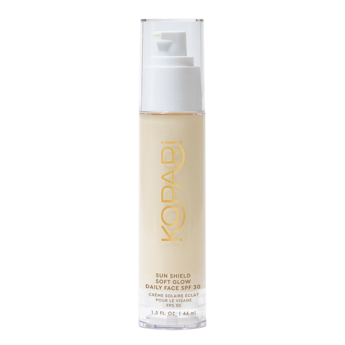 Kopari Sun Shield Soft Glow - Daily Face SPF 30, Sheer Lightweight Sunscreen, Healthy Radiant Glow, Perfect Under Makeup for Boost of Hydration, 1.5oz Avelisse