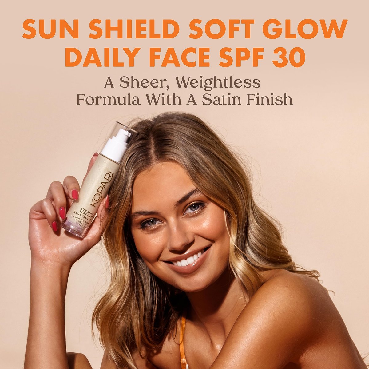Kopari Sun Shield Soft Glow - Daily Face SPF 30, Sheer Lightweight Sunscreen, Healthy Radiant Glow, Perfect Under Makeup for Boost of Hydration, 1.5oz Avelisse