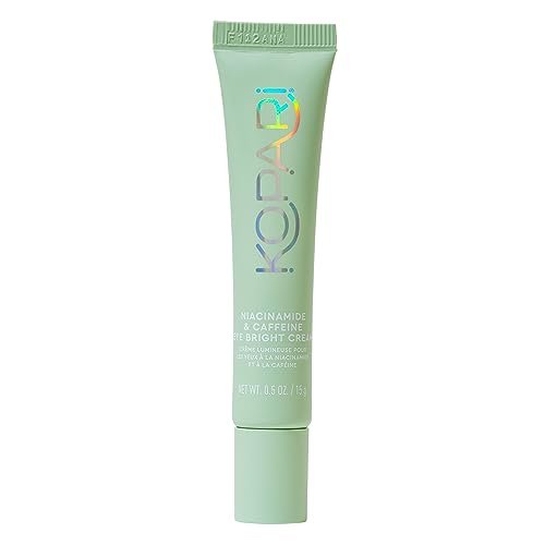 Kopari Niacinamide & Caffeine Eye Bright Cream - Fade Dark Circles, Reduce Puffiness, Tighten & Smooth Wrinkles (0.5 oz) Avelisse