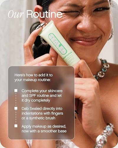 Topicals Sealed Active Scar Filling Primer for Acne Prone Skin - Retinol & Salicylic Acid - 1 Oz Avelisse