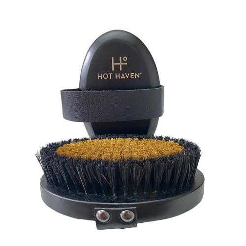 HOT HAVEN Ionic Copper Dry Brushing Body Brush for Lymphatic Drainage & Exfoliation Avelisse