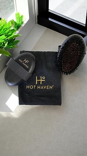 HOT HAVEN Ionic Copper Dry Brushing Body Brush for Lymphatic Drainage & Exfoliation Avelisse