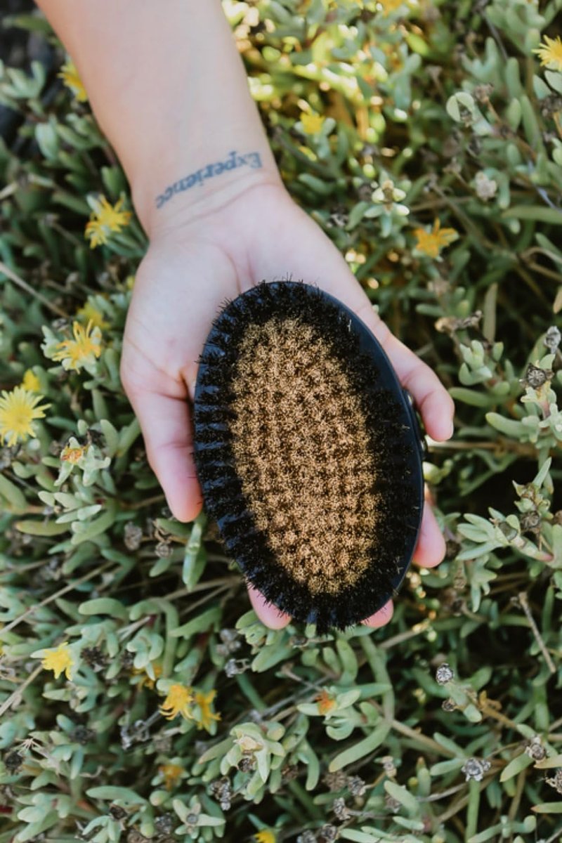HOT HAVEN Ionic Copper Dry Brushing Body Brush for Lymphatic Drainage & Exfoliation Avelisse