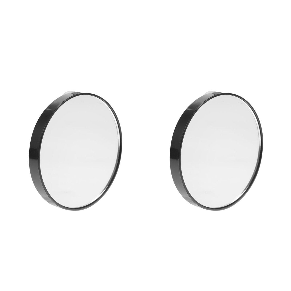 FRCOLOR 2-Pack 5X Magnifying Compact Makeup Mirror with Suction Cups – Small Round Portable Cosmetic Mirror for Bathroom Wall, Travel, and Vanity - görsel 1