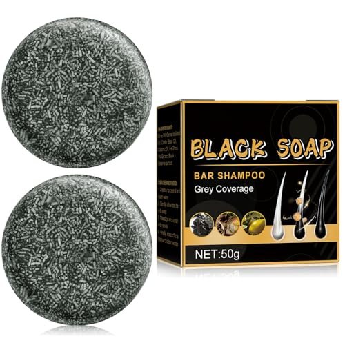 TPTAL Gray Reverse Bar - Natural Hair Darkening Shampoo Bar for Gray Hair Coverage (2-Pack) - görsel 2