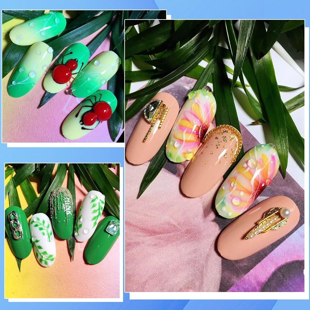 NAILKISS Water Droplet Gel Nail Polish - 15ml Rain Drop Effect Soak Off UV LED Nail Gel for Ice Dew Nail Art Design - görsel 9
