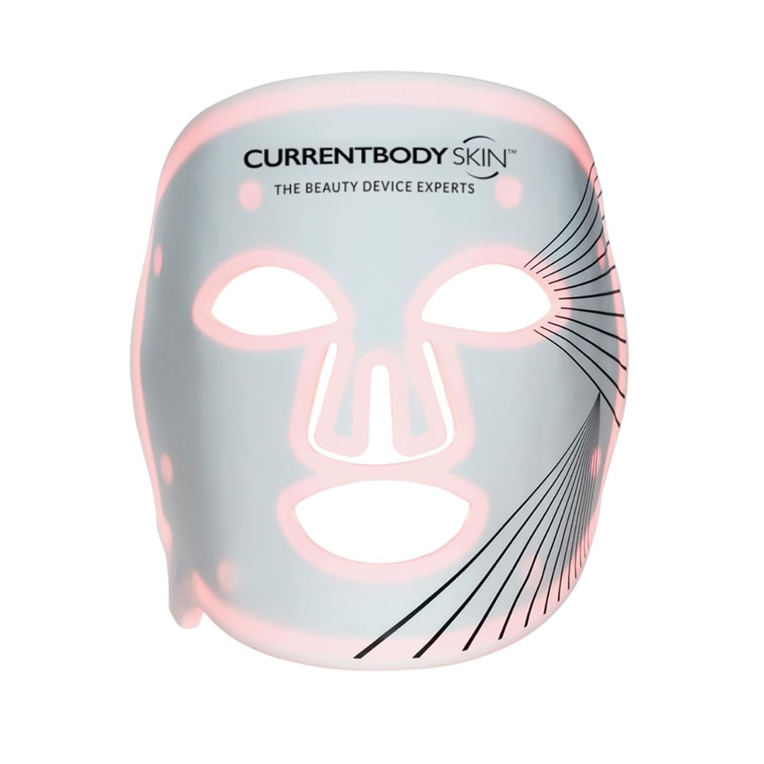 CurrentBody Skin LED Light Therapy Face Mask Series 1 - Red Light Anti-Aging Device for Wrinkle Reduction Avelisse