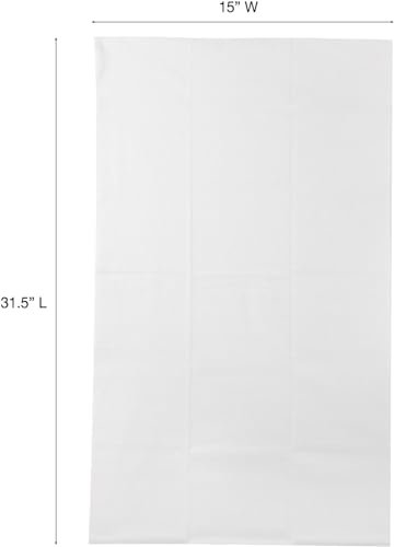 ForPro Professional Collection Premium Disposable Bath Towels - Extra Large 15" x 31.5" White Non-Woven Towels, 50-Count for Salon, Spa & Home Avelisse