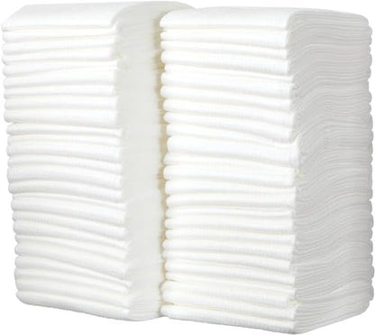 ForPro Professional Collection Premium Disposable Bath Towels - Extra Large 15" x 31.5" White Non-Woven Towels, 50-Count for Salon, Spa & Home Avelisse