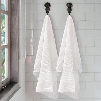 ForPro Professional Collection Premium Disposable Bath Towels - Extra Large 15" x 31.5" White Non-Woven Towels, 50-Count for Salon, Spa & Home Avelisse