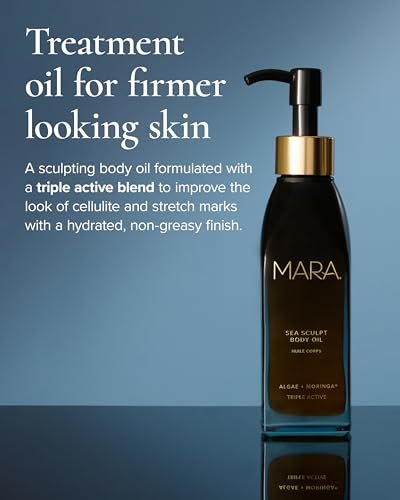 MARA Sea Sculpt Body Oil – Firming & Hydrating Body Oil with Algae, Moringa & Squalane – Helps Improve the Look of Cellulite, Tone & Smooth Skin (4 oz / 120 ml) Avelisse