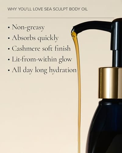 MARA Sea Sculpt Body Oil – Firming & Hydrating Body Oil with Algae, Moringa & Squalane – Helps Improve the Look of Cellulite, Tone & Smooth Skin (4 oz / 120 ml) Avelisse