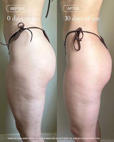 MARA Sea Sculpt Body Oil – Firming & Hydrating Body Oil with Algae, Moringa & Squalane – Helps Improve the Look of Cellulite, Tone & Smooth Skin (4 oz / 120 ml) Avelisse
