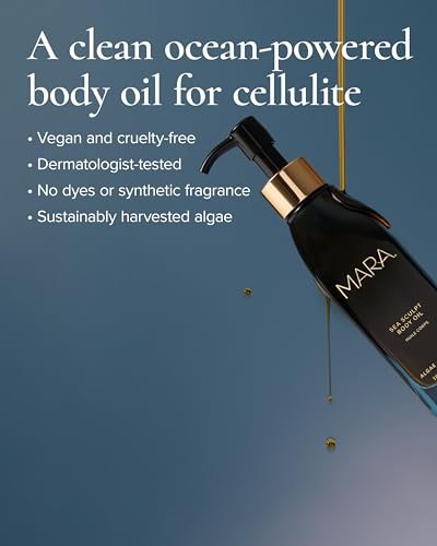 MARA Sea Sculpt Body Oil – Firming & Hydrating Body Oil with Algae, Moringa & Squalane – Helps Improve the Look of Cellulite, Tone & Smooth Skin (4 oz / 120 ml) Avelisse