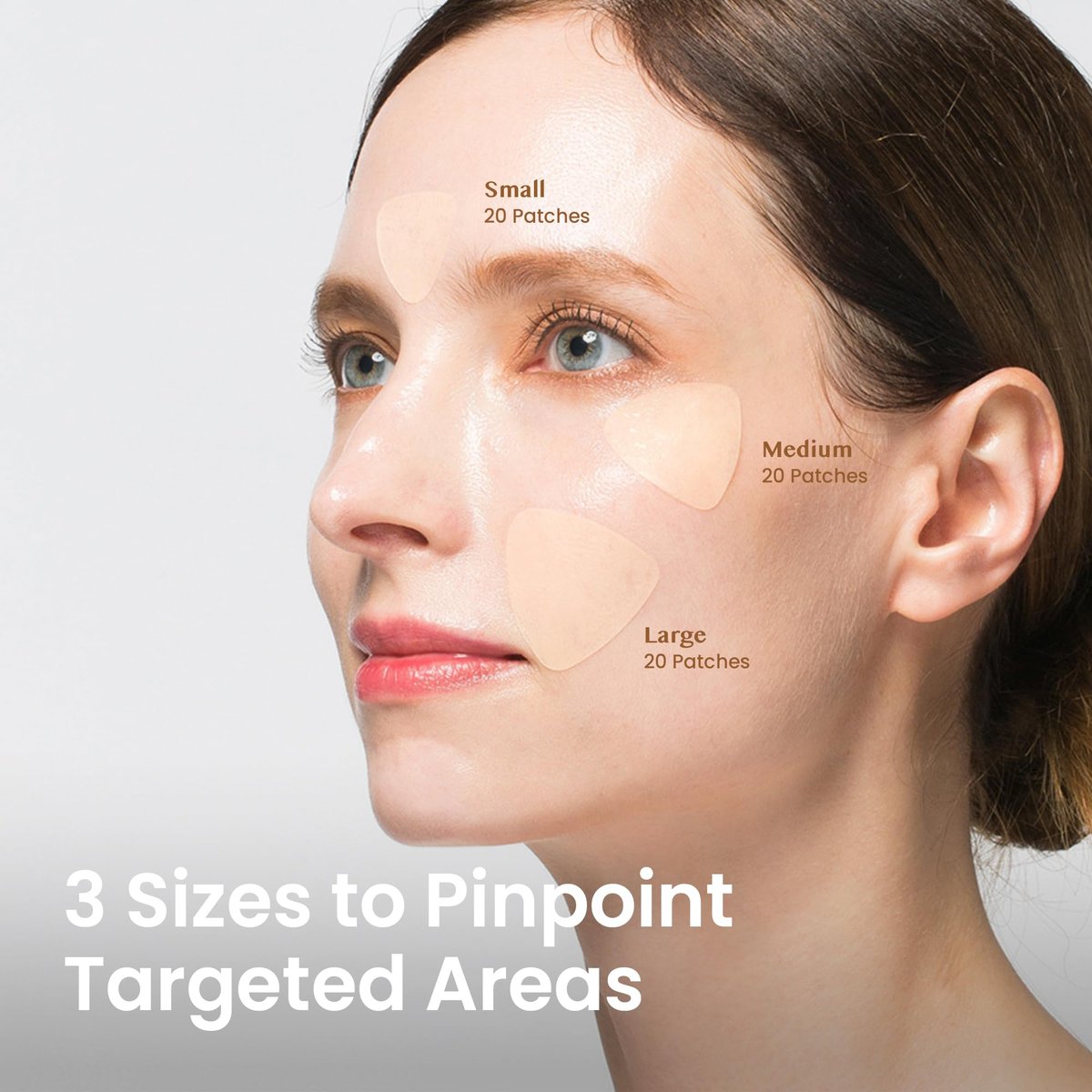 NURIVE Advanced Wrinkle Patches 60ct - Smile Line & Frown Line Patches with Retinol & Collagen, Invisible Overnight Face Wrinkle Tape, Korean Skin Care, Small (Face) - görsel 13