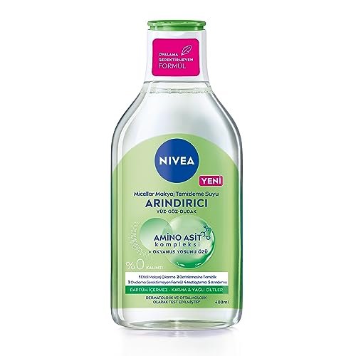 NIVEA MicellAir Refreshing Micellar Water – Gentle Daily Cleansing & Makeup Removal, 13.53 oz - görsel 2