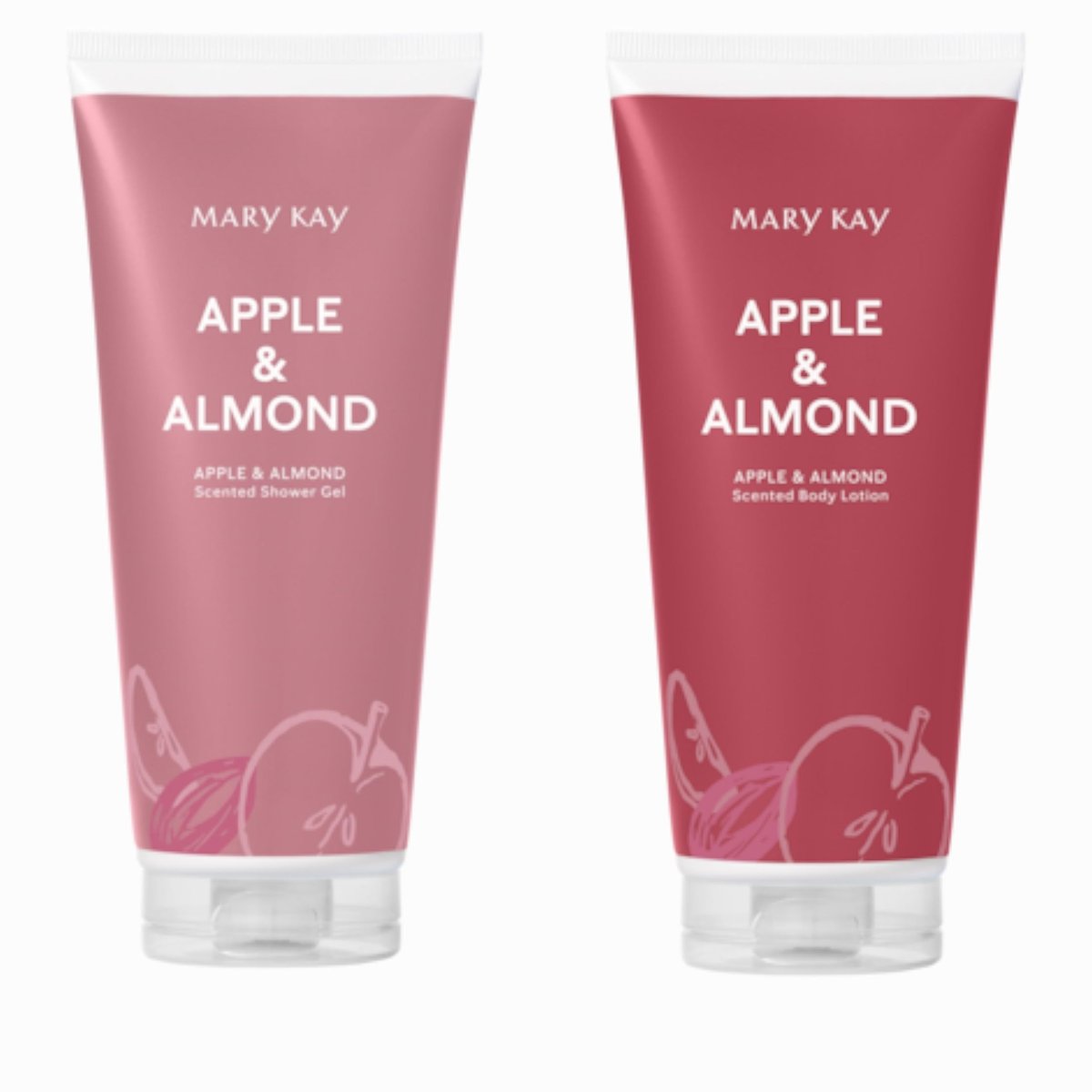 Mary Kay Apple & Almond Scented Body Lotion & Shower Gel, 6.7 Fl Oz - görsel 1