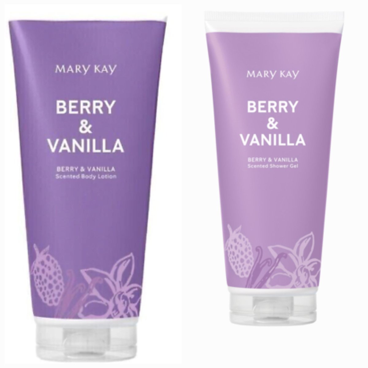 Mary Kay Berry & Vanilla Scented Body Lotion and Shower Gel Duo - 5 Fl Oz Each (Pack of 2) - görsel 2