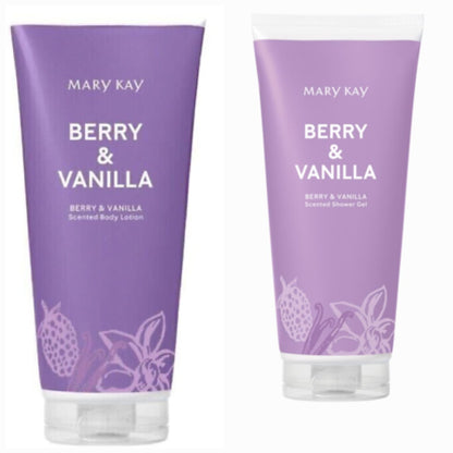 Mary Kay Berry & Vanilla Scented Body Lotion and Shower Gel Duo - 5 Fl Oz Each (Pack of 2)