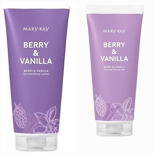 Mary Kay Berry & Vanilla Scented Body Lotion and Shower Gel Duo - 5 Fl Oz Each (Pack of 2) - görsel 1