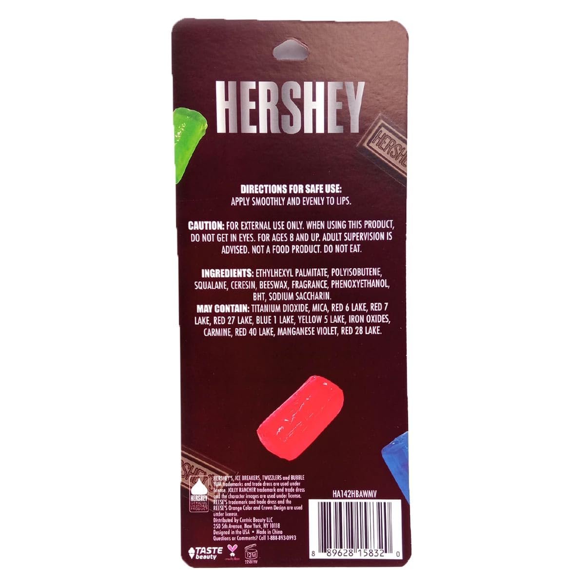 Taste Beauty Hershey's 8-Pack Lip Balm Assorted Flavors - görsel 4