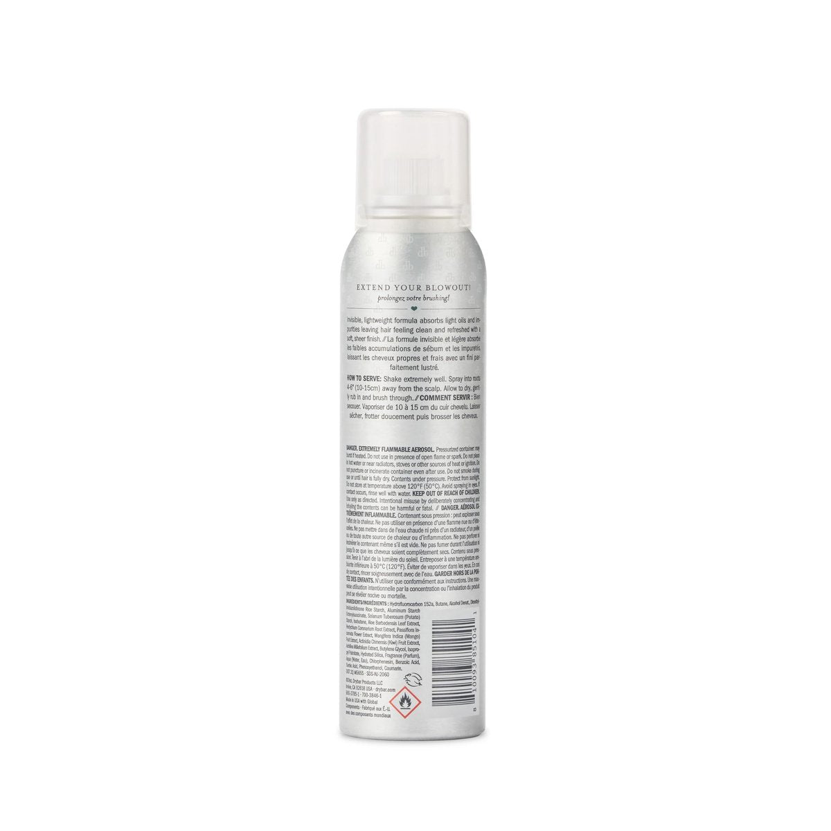 Drybar Detox Clear Invisible Dry Shampoo Spray - Absorbs Light Oils, Clean & Refreshed Hair, Soft Sheer Finish, Blanc Scent, 3.8 oz Avelisse