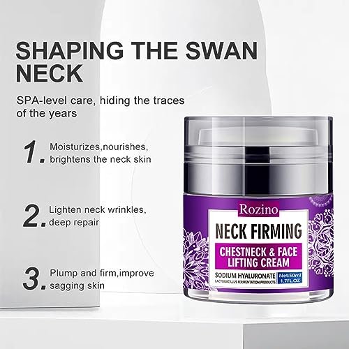 New Irven Collagen Face & Neck Tightening Cream - Firming & Lifting Anti-Wrinkle Neck Moisturizer for Double Chin Reduction, 1.76 oz - görsel 6