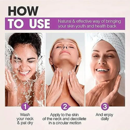 New Irven Collagen Face & Neck Tightening Cream - Firming & Lifting Anti-Wrinkle Neck Moisturizer for Double Chin Reduction, 1.76 oz