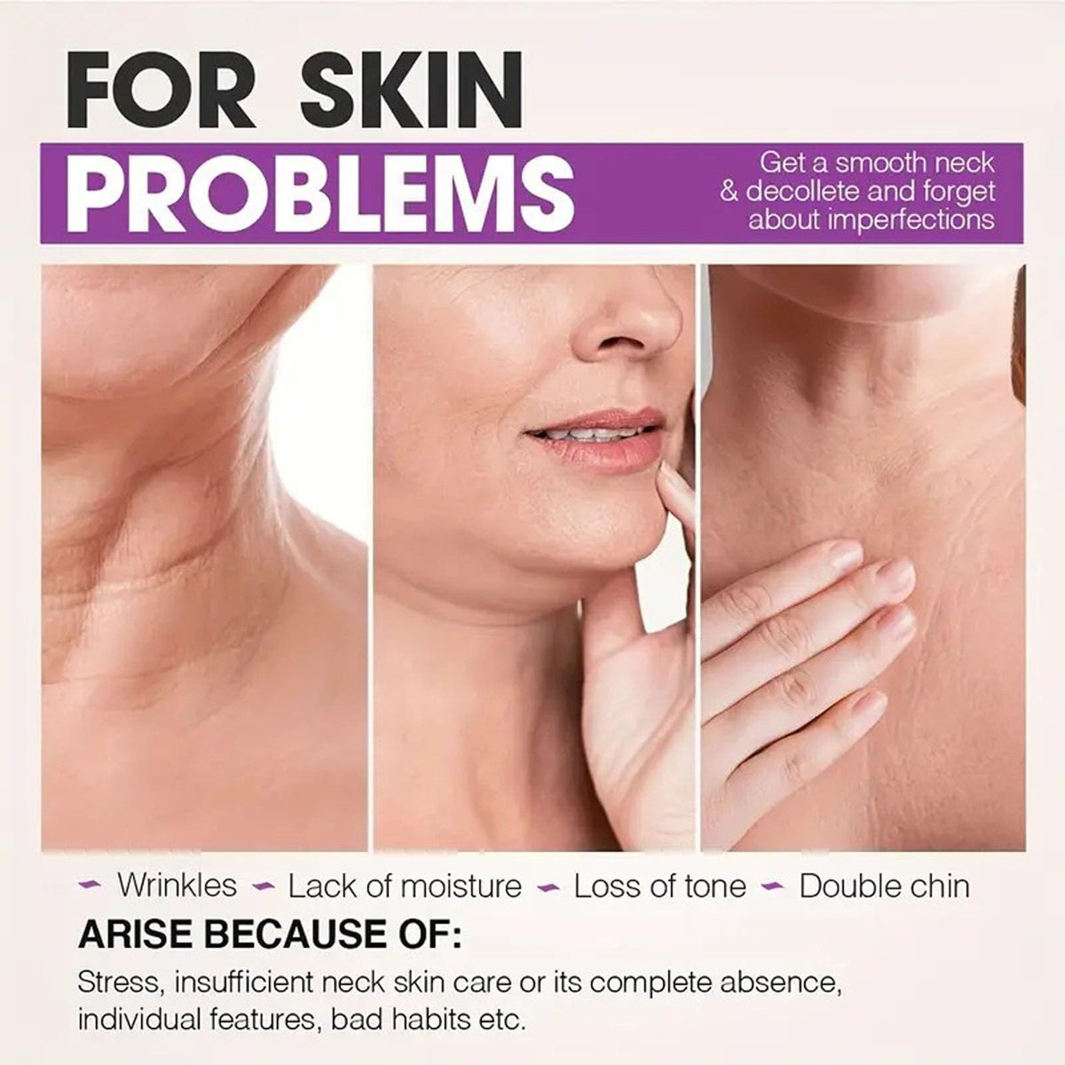 New Irven Collagen Face & Neck Tightening Cream - Firming & Lifting Anti-Wrinkle Neck Moisturizer for Double Chin Reduction, 1.76 oz - görsel 11