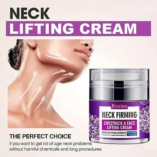 New Irven Collagen Face & Neck Tightening Cream - Firming & Lifting Anti-Wrinkle Neck Moisturizer for Double Chin Reduction, 1.76 oz - görsel 10