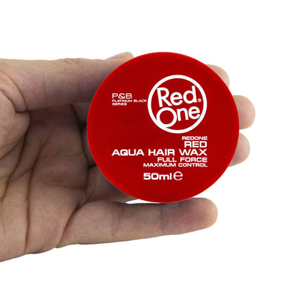 Redone Hair Styling Aqua Wax - Ultra Hold Edge Control Gel with Strawberry Scent - Travel Size 50ml
