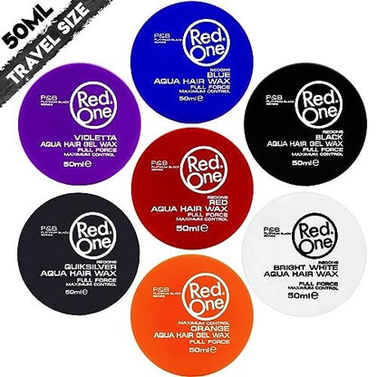 Redone Hair Styling Aqua Wax - Ultra Hold Edge Control Gel with Strawberry Scent - Travel Size 50ml
