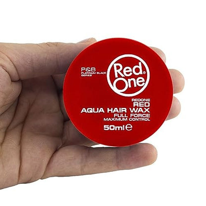 Redone Hair Styling Aqua Wax - Ultra Hold Edge Control Gel with Strawberry Scent - Travel Size 50ml