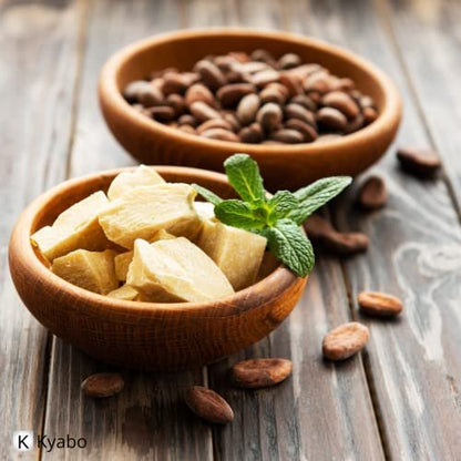 Kyabo 100% Pure and All Natural Cocoa Butter - 3lb - Food Grade - Great for Lip Balm, Cream, Hair Products, Candle, Hair Removal and Craft Projects - Made with Organic Cacao Avelisse