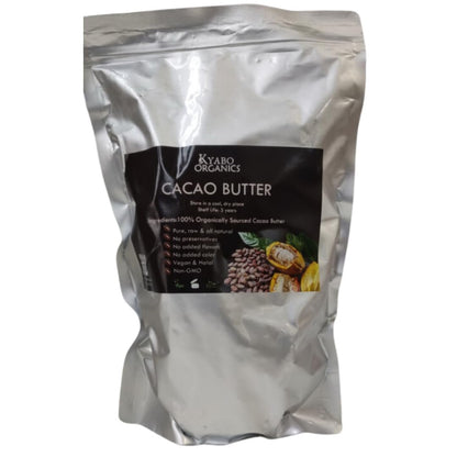 Kyabo 100% Pure and All Natural Cocoa Butter - 3lb - Food Grade - Great for Lip Balm, Cream, Hair Products, Candle, Hair Removal and Craft Projects - Made with Organic Cacao Avelisse