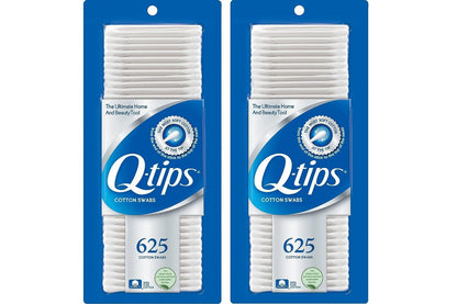 Q-tips Original Cotton Swabs for Hygiene & Beauty Care – 100% Cotton, 625 Count (Pack of 2)