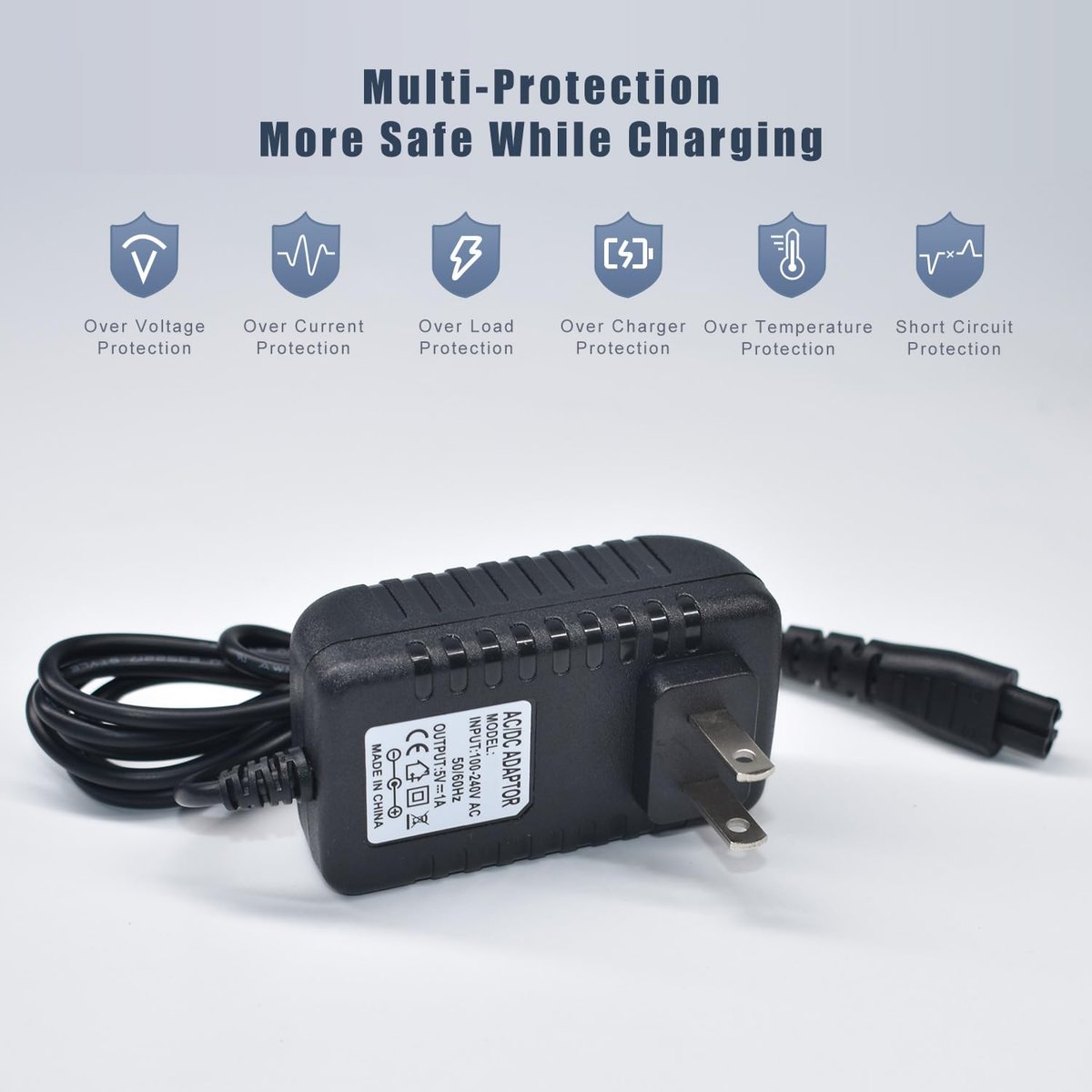 Replacement Charger for Remington Shaver HC4250 HC5870 PF7500 PF7600 PG6250 PG6255 PG6170 PG6171 XR7000 XF8550 XF8700 XR1400 XR1430 HC5950, 5V Trimmer Charging Cord for Remington Razor - görsel 7